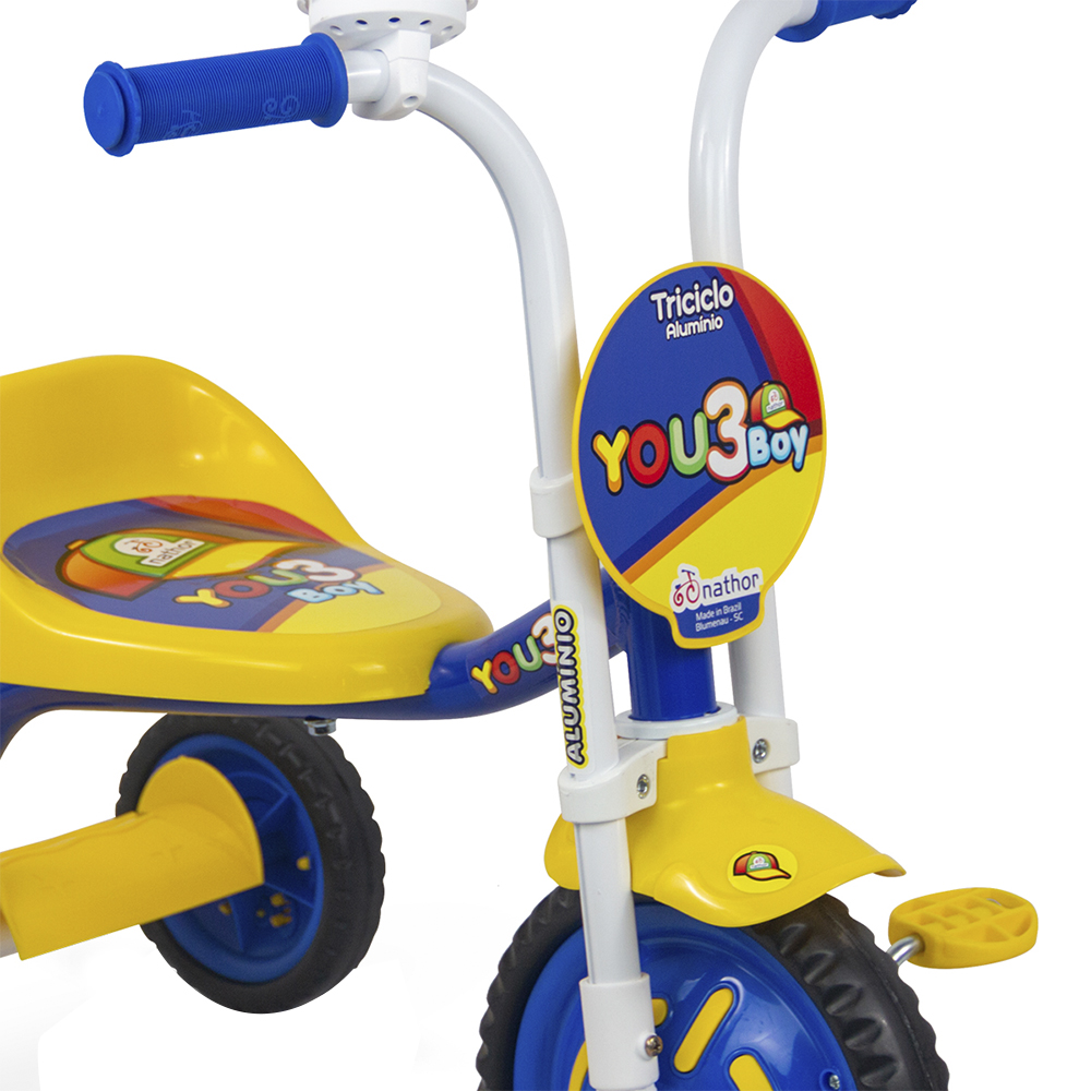Triciclo Infantil Nathor You 3 Girl com Pedal - Rosa — foto 4