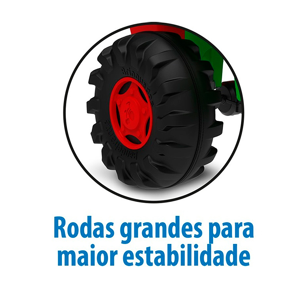 Bandeirante Trator Country Mini Veículo Manual com Pedal — foto 3