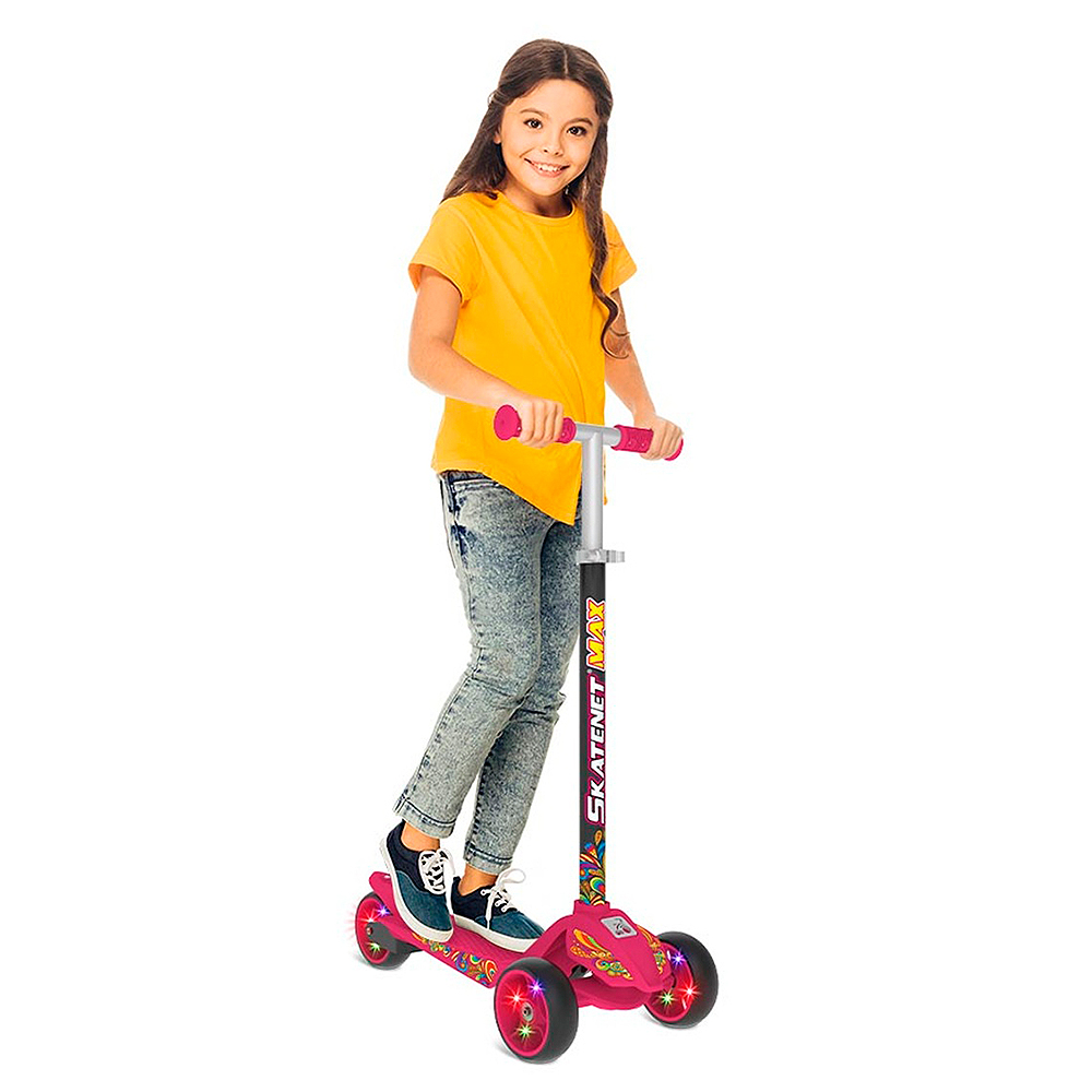 Patinete Skatenet 3 Rodas com LED Bandeirante Max — foto 8