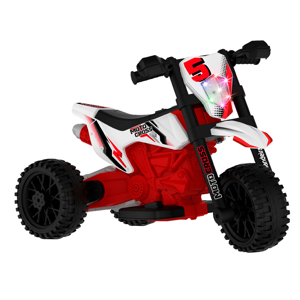 Moto Elétrica Infantil Bandeirante Cross 6V - A partir de 2 anos