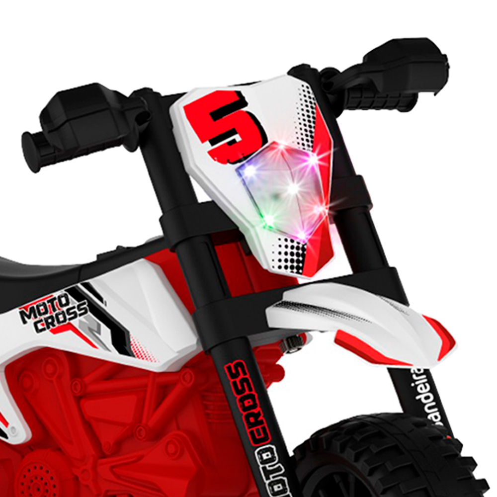 Moto Elétrica Infantil Bandeirante Cross 6V - A partir de 2 anos — foto 4