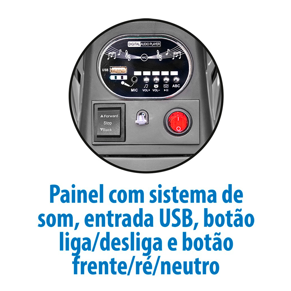 Moto Elétrica Infantil Bandeirante Cross 6V - A partir de 2 anos — foto 8