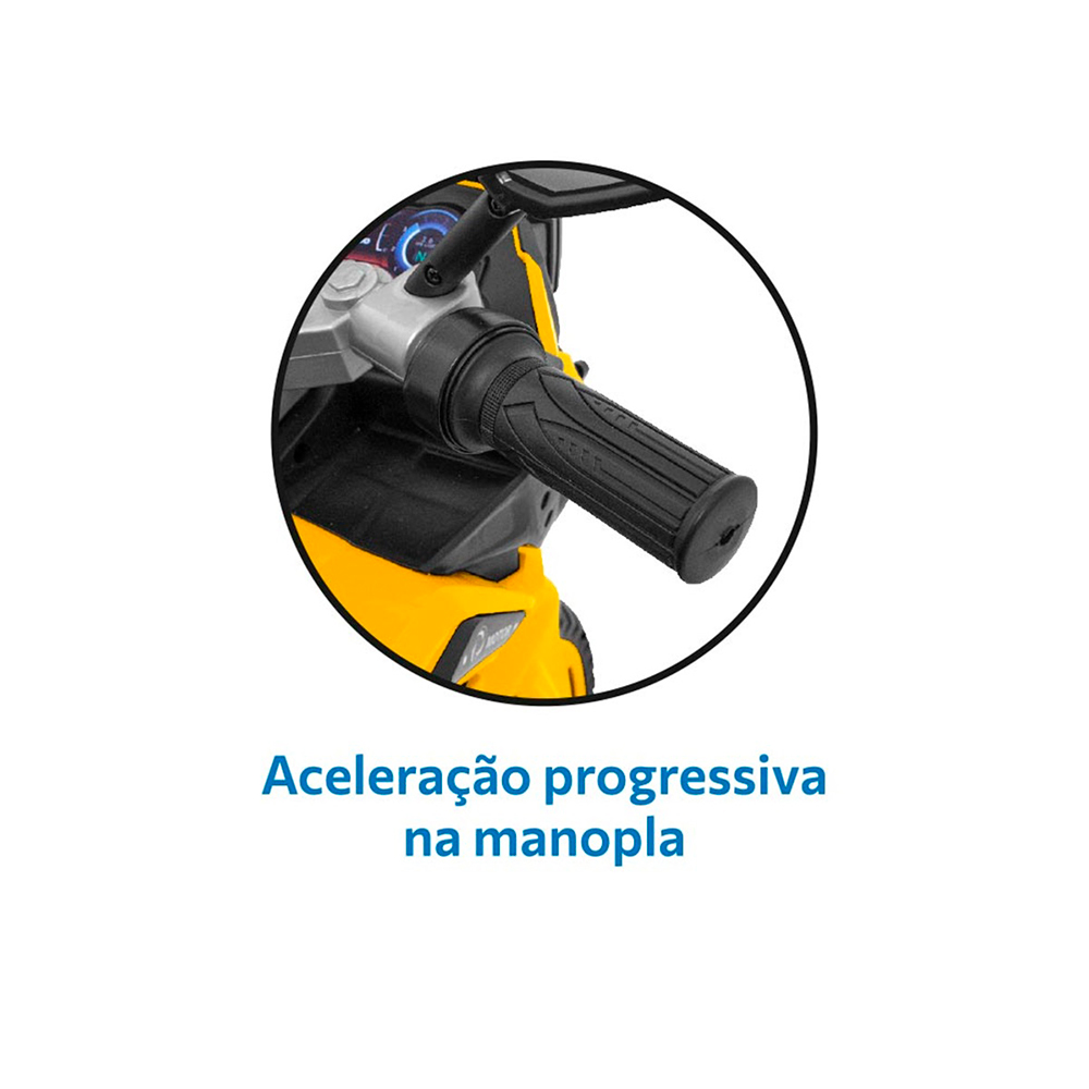 Moto Elétrica Infantil Bandeirante Adventure 2926 12V — foto 6