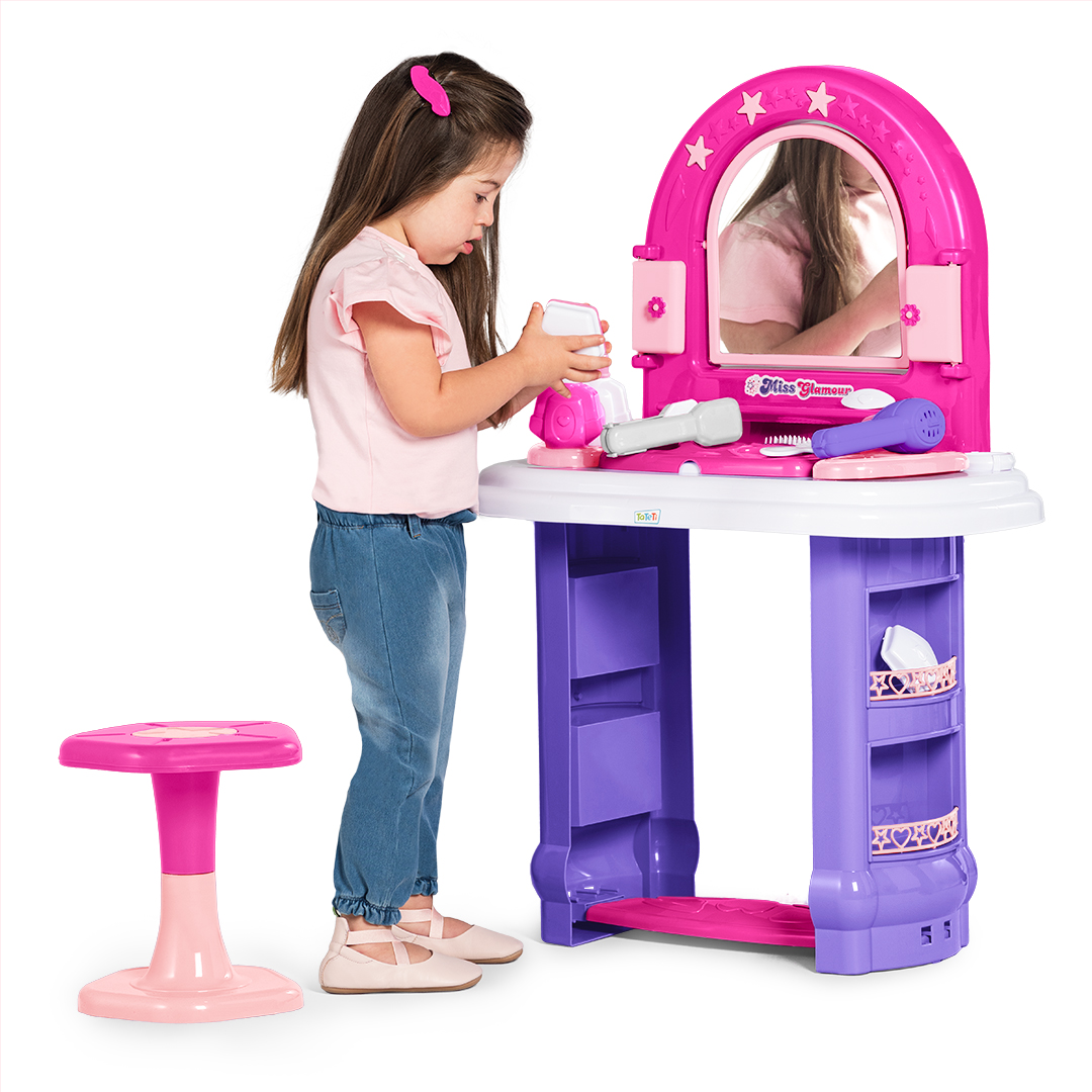 Camarim Infantil Miss Glamour Tateti - Penteadeira com Acessórios — foto 7