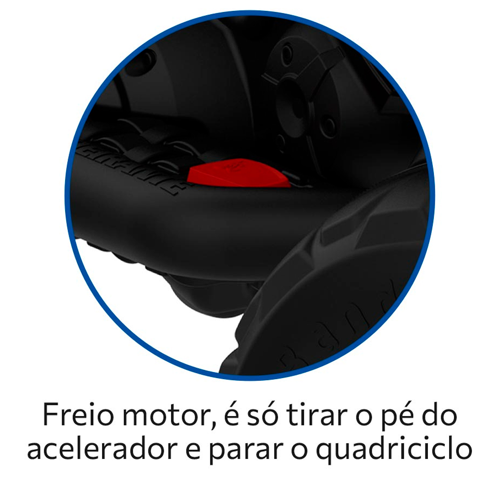 Quadriciclo Elétrico Infantil Bandeirante 2780 2 Velocidades — foto 7