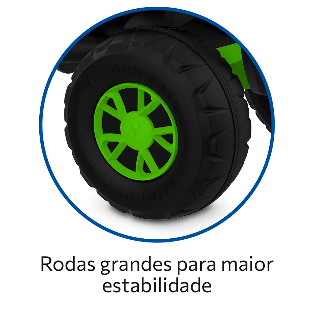 Quadriciclo Elétrico Infantil Bandeirante 2780 2 Velocidades — foto 8