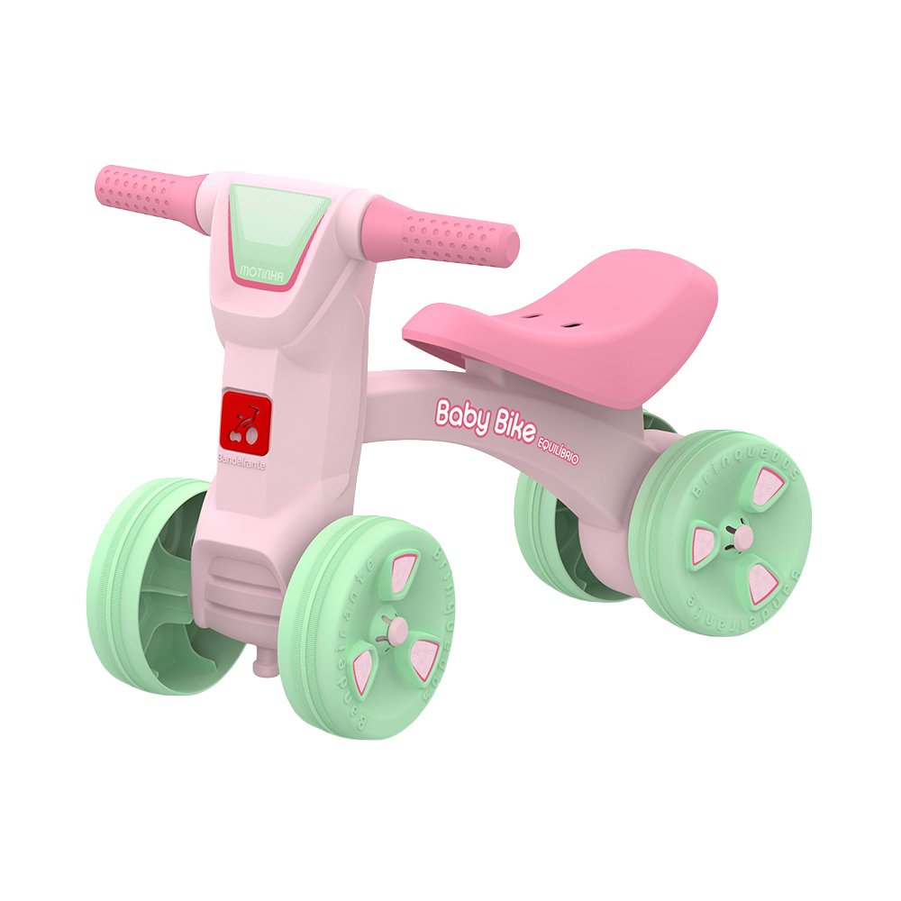 Bandeirante Baby Bike Equilíbrio Motinha - Velotrol para Crianças a Partir de 1 Ano