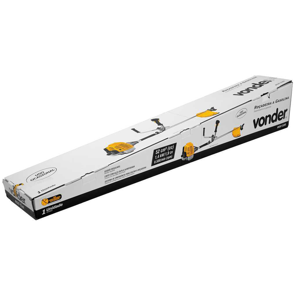 Roçadeira Lateral a Gasolina Vonder RGO520 52cc Nylon — foto 7