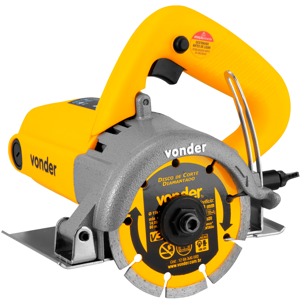 Serra Mármore Vonder SMV 1300 1300W 4.3/8" Polegadas