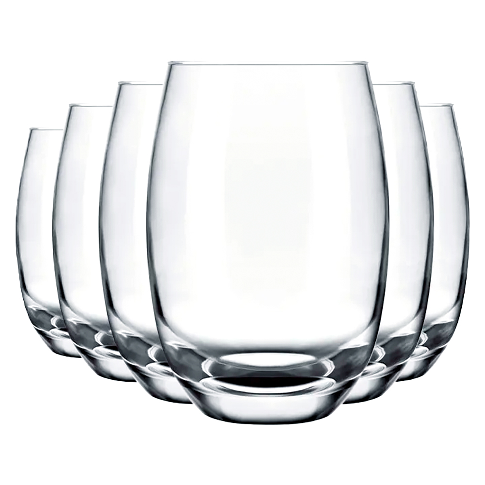Conjunto de Copos de Vidro Aruba 465ml - 6 Peças Nadir