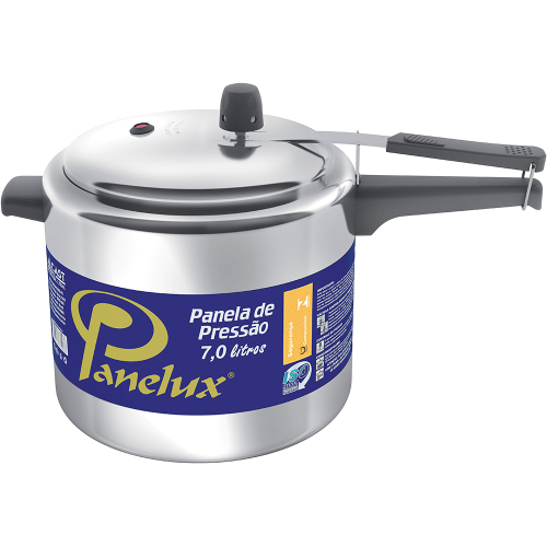 Panela de Pressão Panelux Alumínio Polido 7L Classic — foto 3