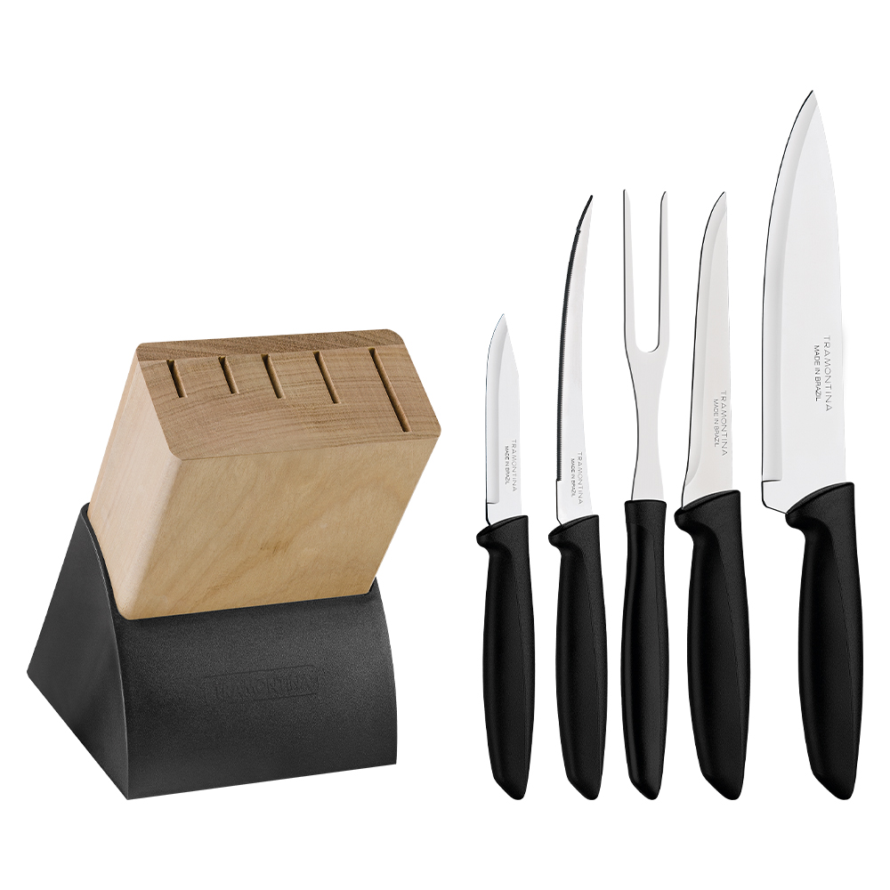 Conjunto de Facas Tramontina Plenus 6 Peças Aço Inox