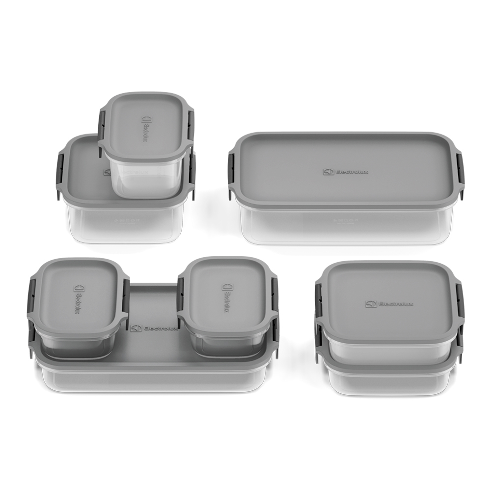 Conjunto de Potes Herméticos Electrolux 8 Unidades - Polipropileno — foto 4
