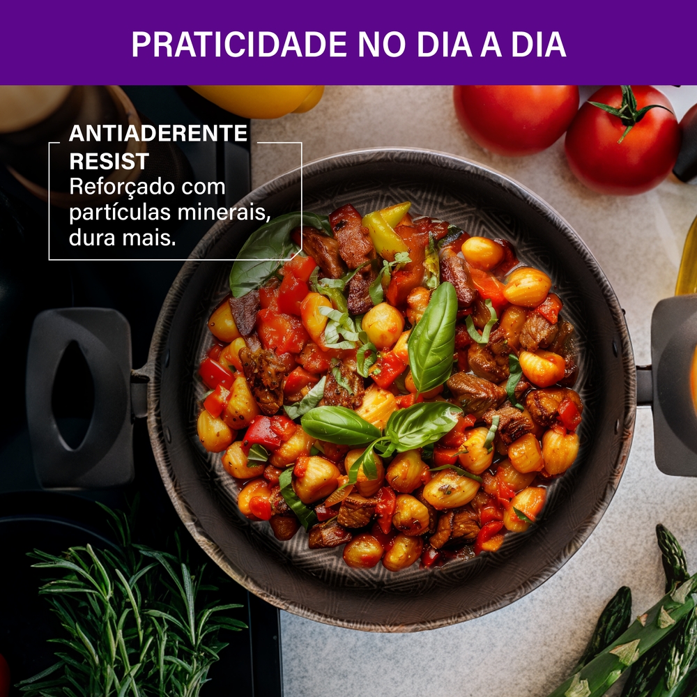 Jogo de Panelas Rochedo Facilita 5 Peças Antiaderente — foto 6