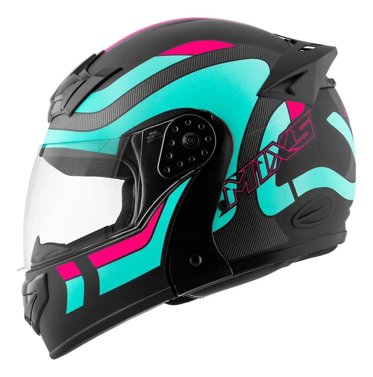 Capacete Robocop Escamoteável Fechado Mixs Gladiator Delta S — foto 3