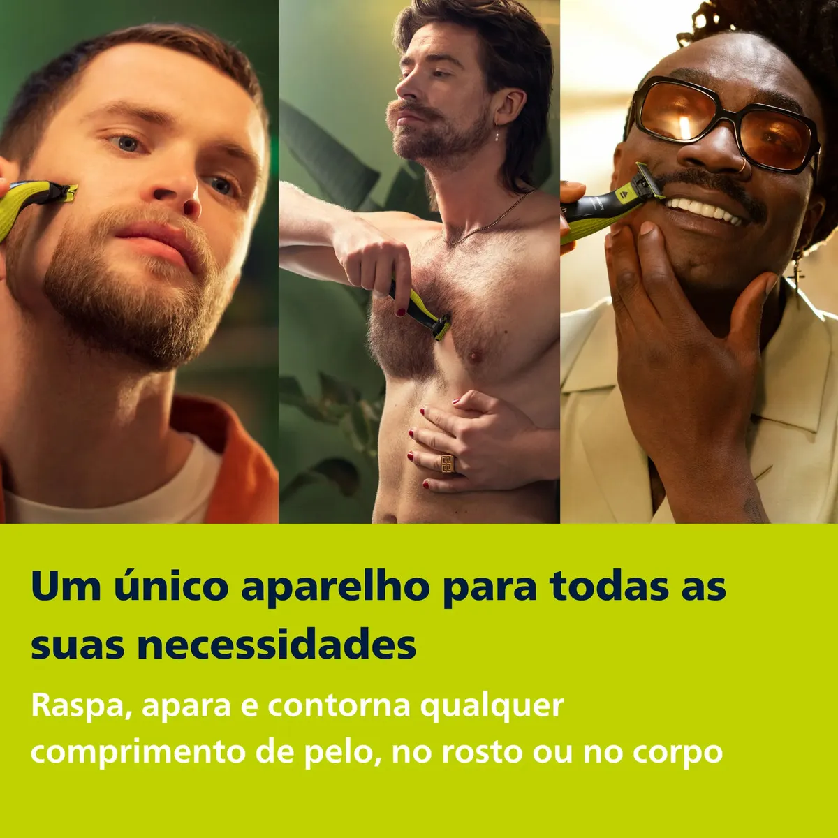 Barbeador e Aparador Elétrico Philips OneBlade para Rosto — foto 4