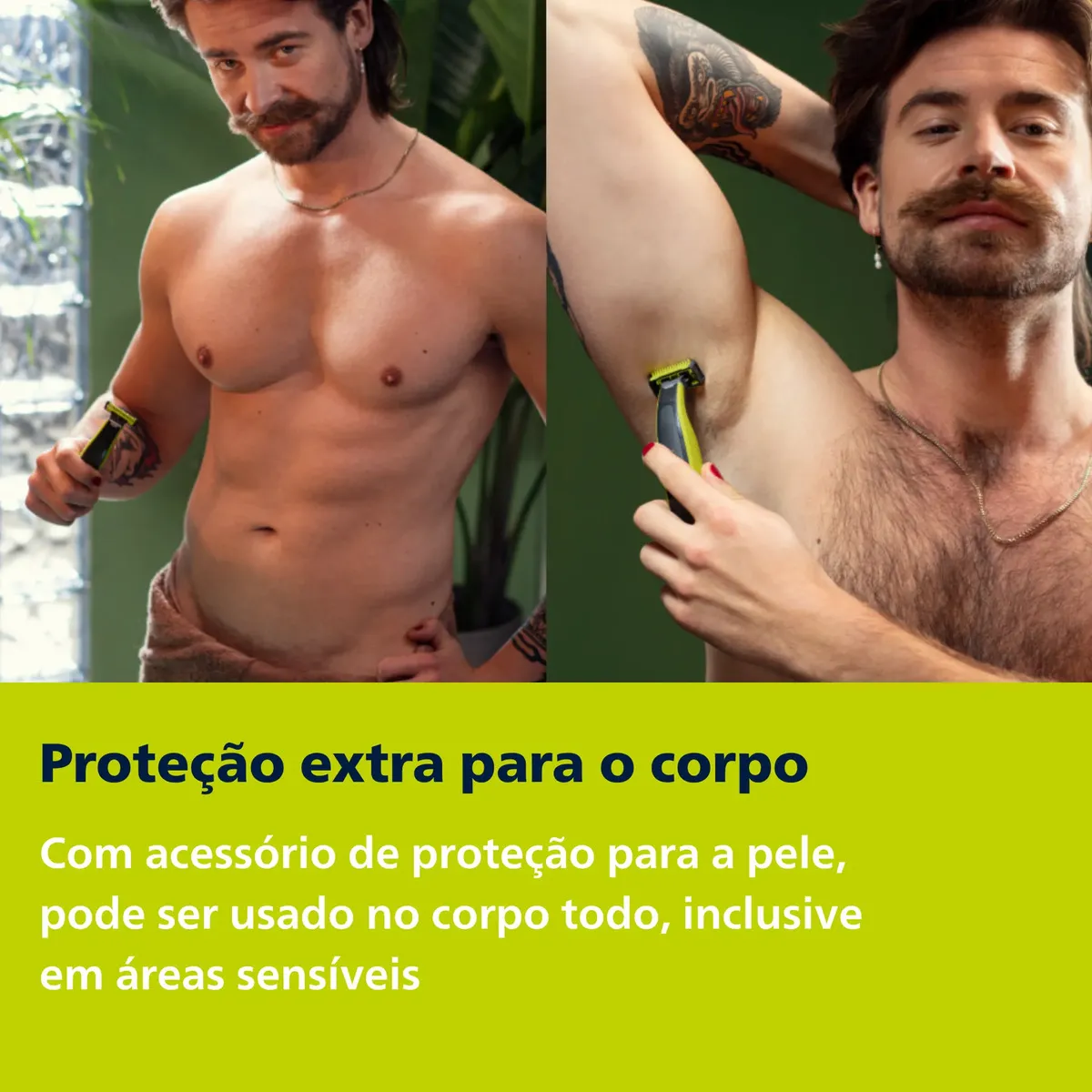 Barbeador e Aparador Elétrico Philips OneBlade para Rosto — foto 5