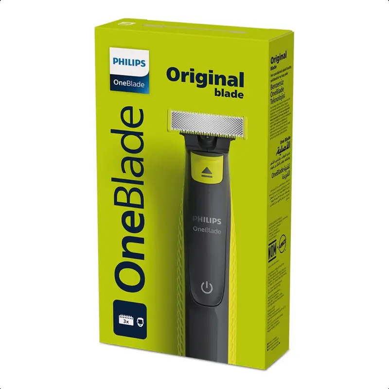 Barbeador Philips Oneblade cor Verde-limão — foto 3