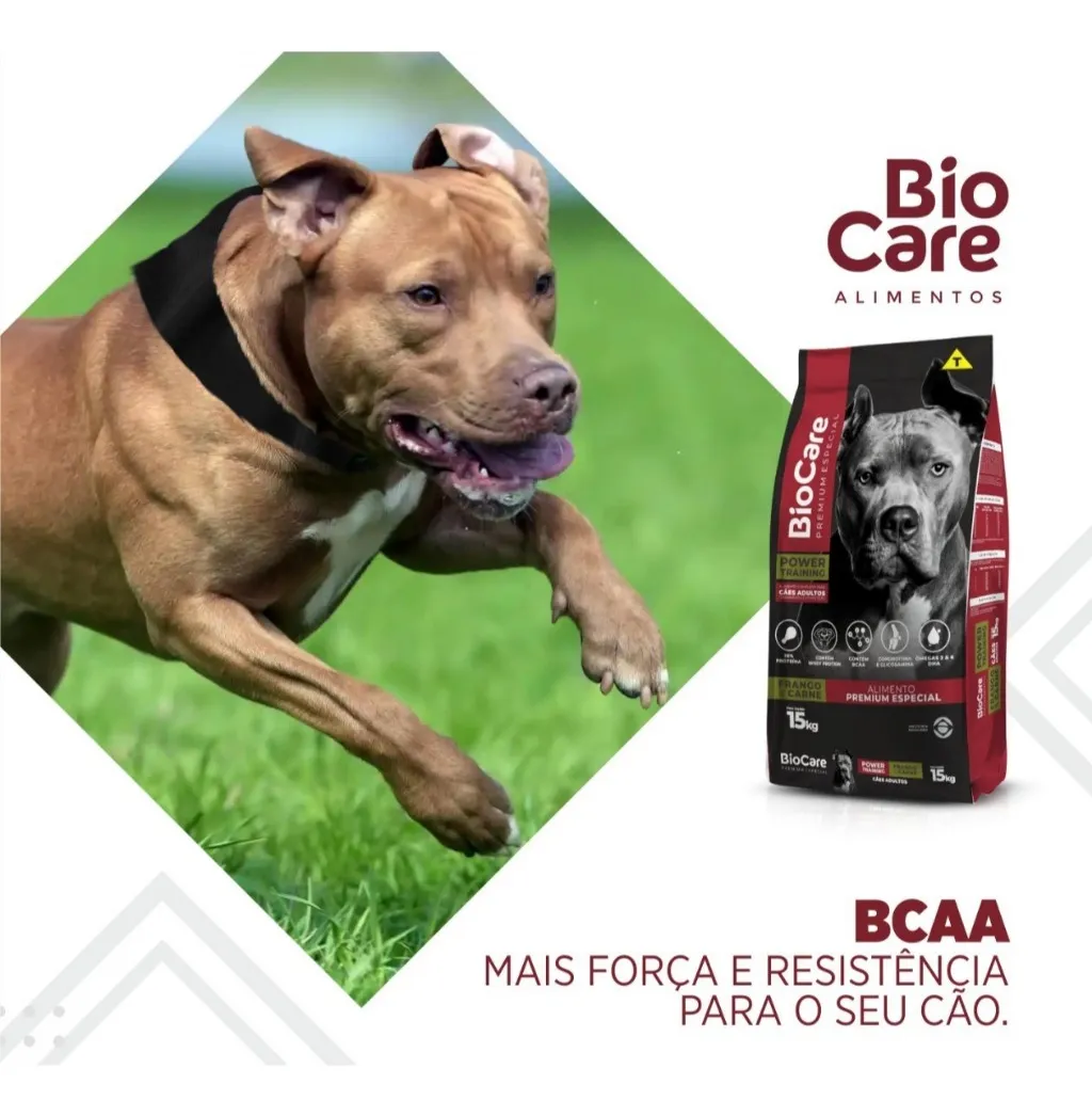 Ração Biocare Power Training Adulto 15kg 26% Proteína — foto 4