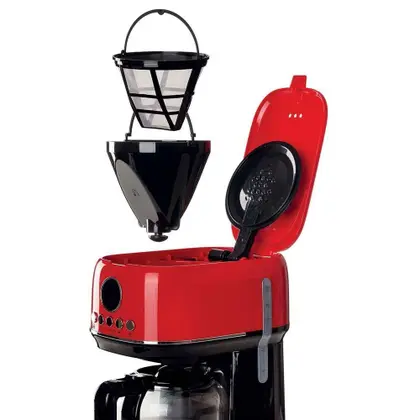 Máquina De Café Programável Moderna Ariete Vermelho — foto 4