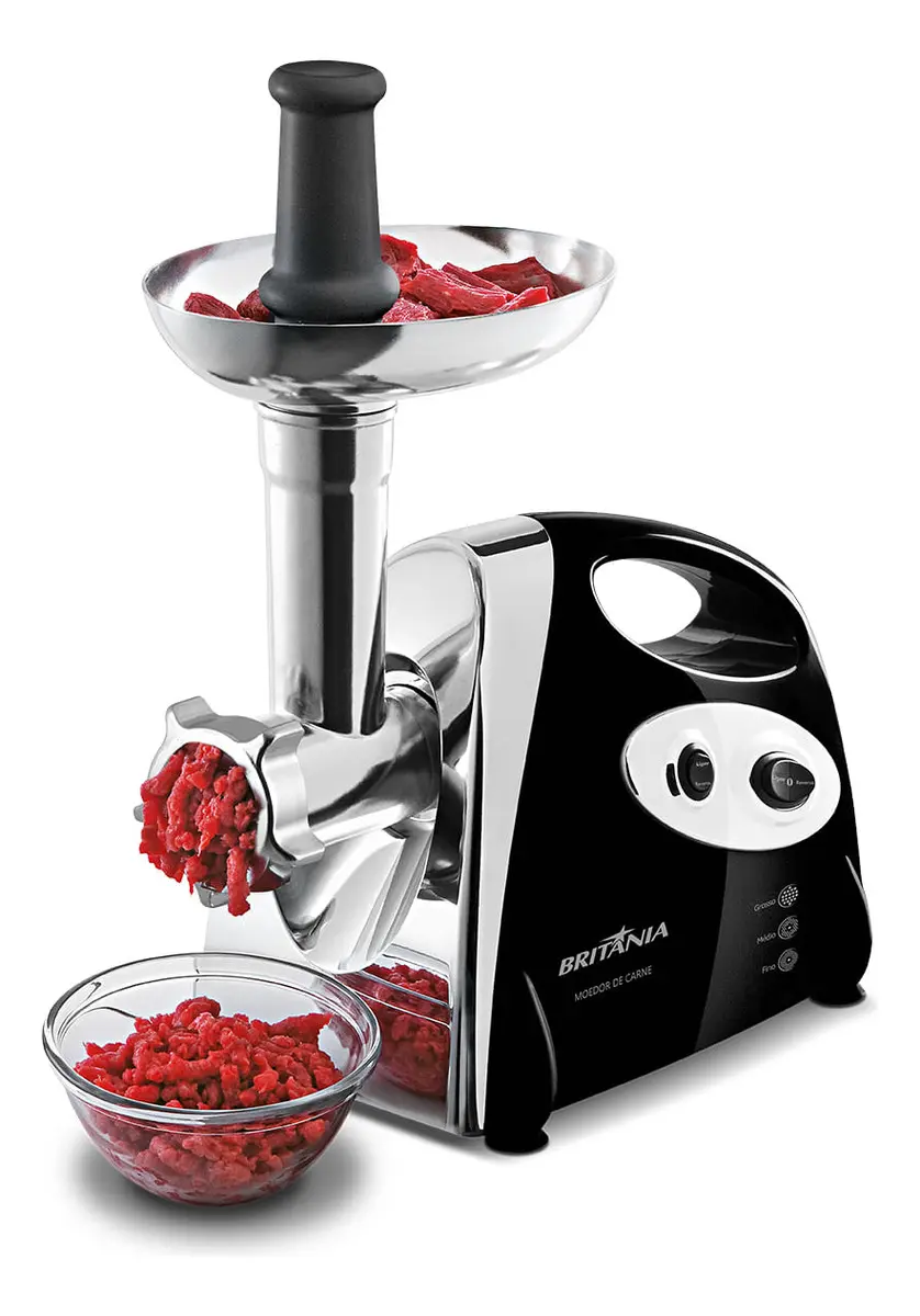 Moedor De Carne Elétrico Britânia Preto 350w — foto 5