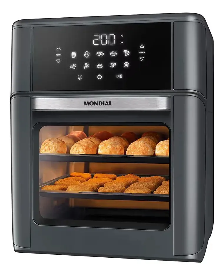 Fritadeira Air Fryer Oven Mondial Afon-12l-fg 12L Digital Preto