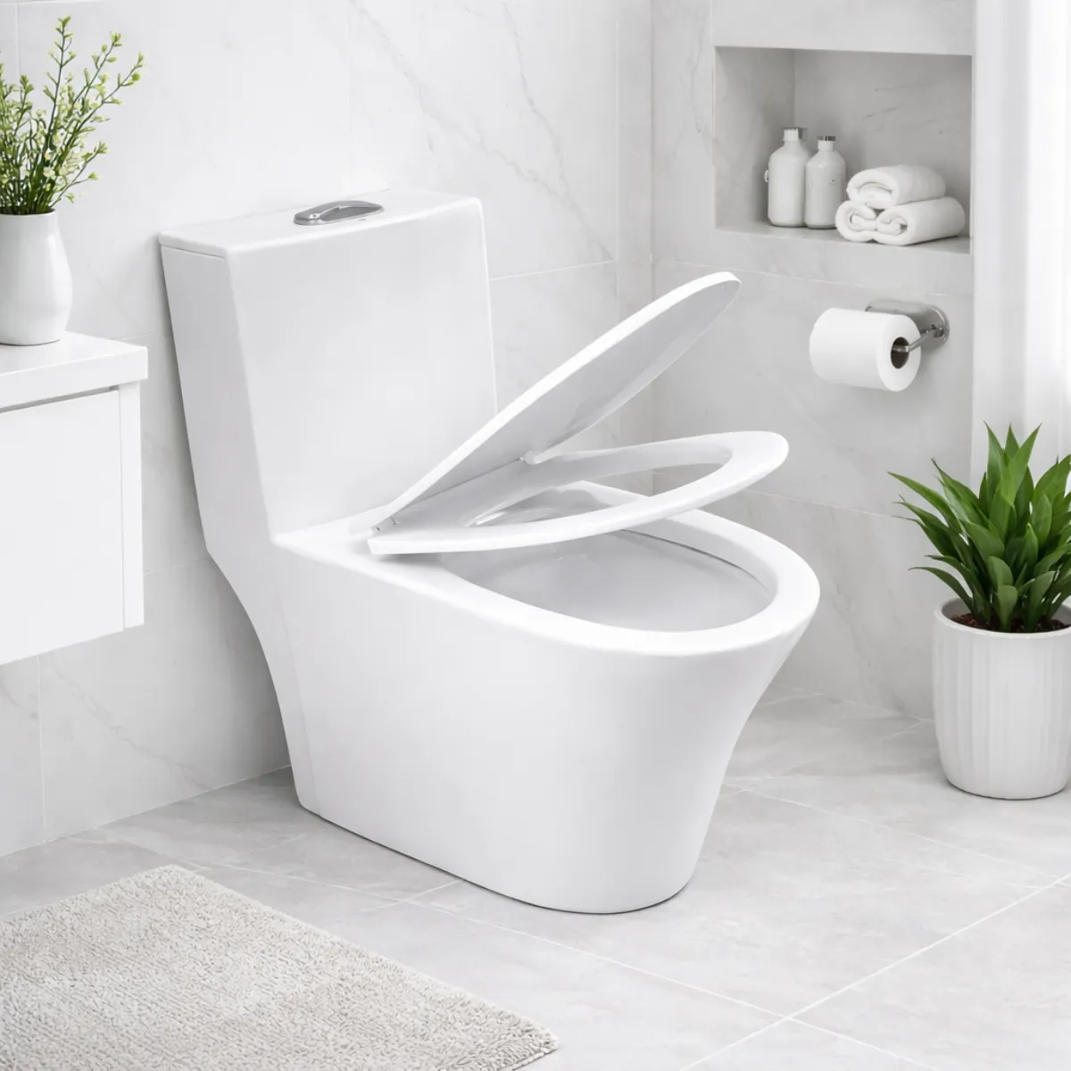 Vaso Sanitário Monobloco Caixa Acoplada Privada Paris Branco — foto 3