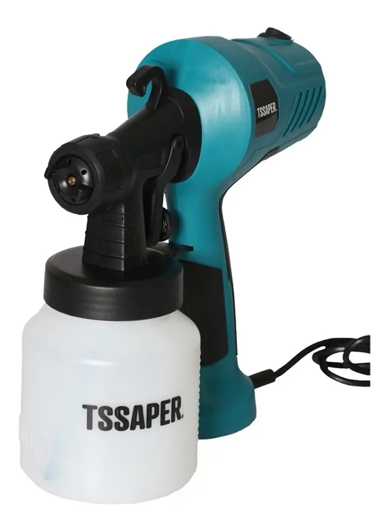 Pistola De Pintura Elétrica 450w Pulverizador Bico Metal — foto 5