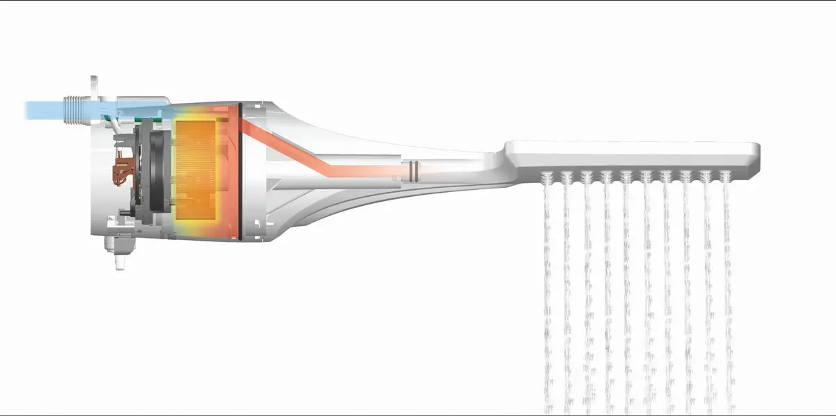 Chuveiro Ducha Lorenzetti Loren Shower Eletrônico Branco 6800w — foto 5