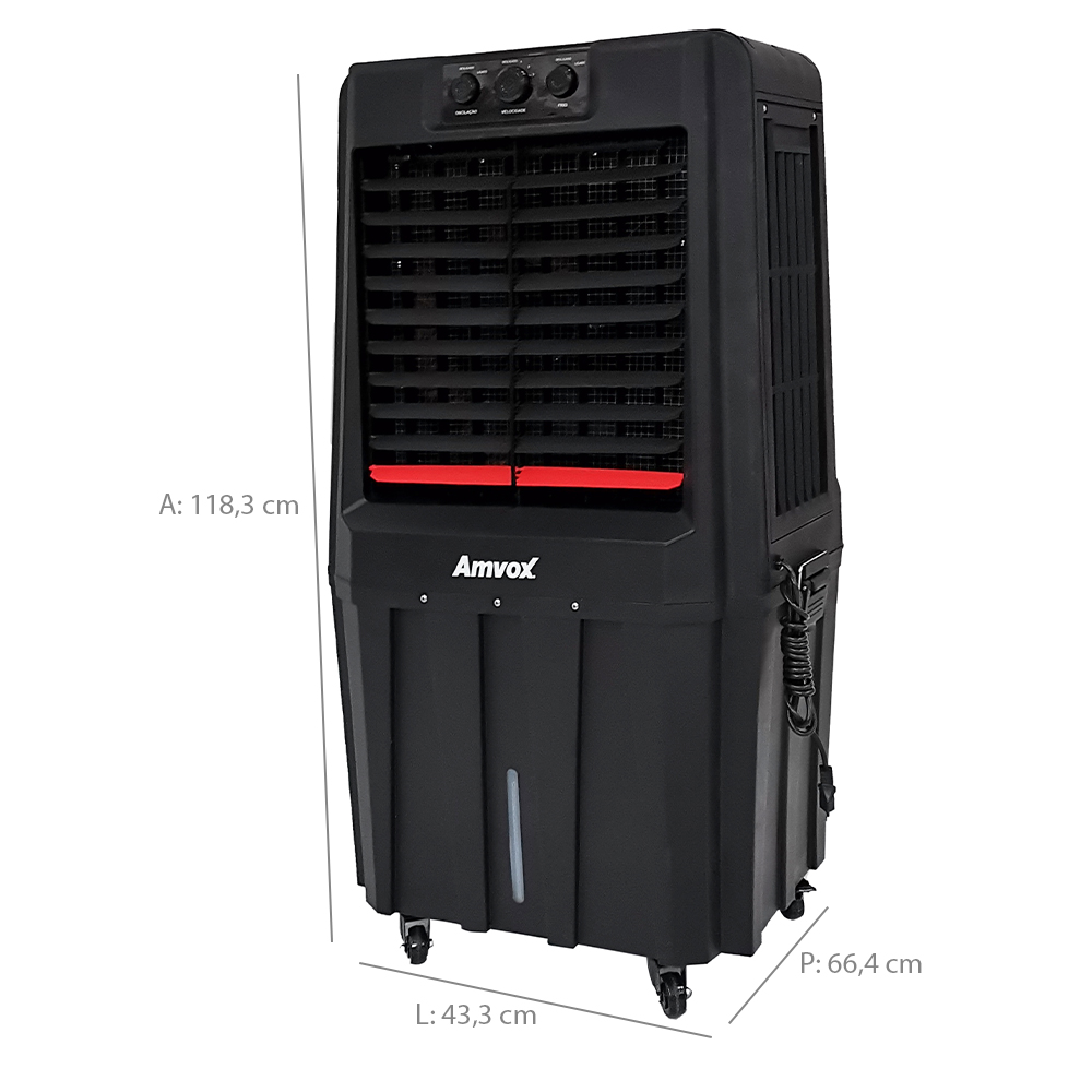 Climatizador de Ar Amvox 90L 3 Velocidades ACL9022 — foto 4