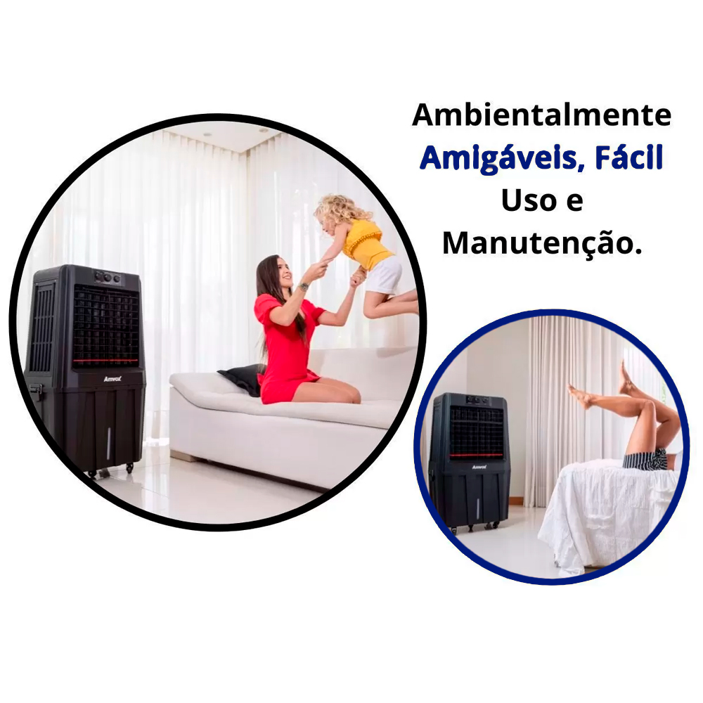 Climatizador de Ar Amvox 90L 3 Velocidades ACL9022 — foto 12