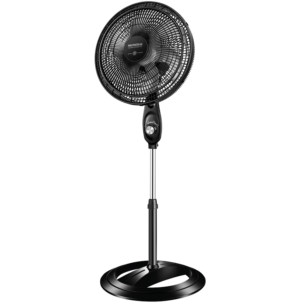 Ventilador de Coluna Mondial Super Power 40cm 6 Pás 140W VSP-40C-NB