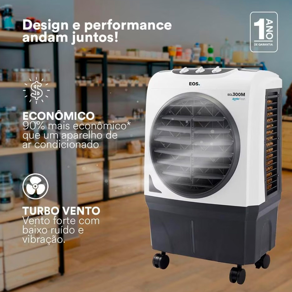 Climatizador de Ar EOS ECL300M 30L 3 Velocidades — foto 6