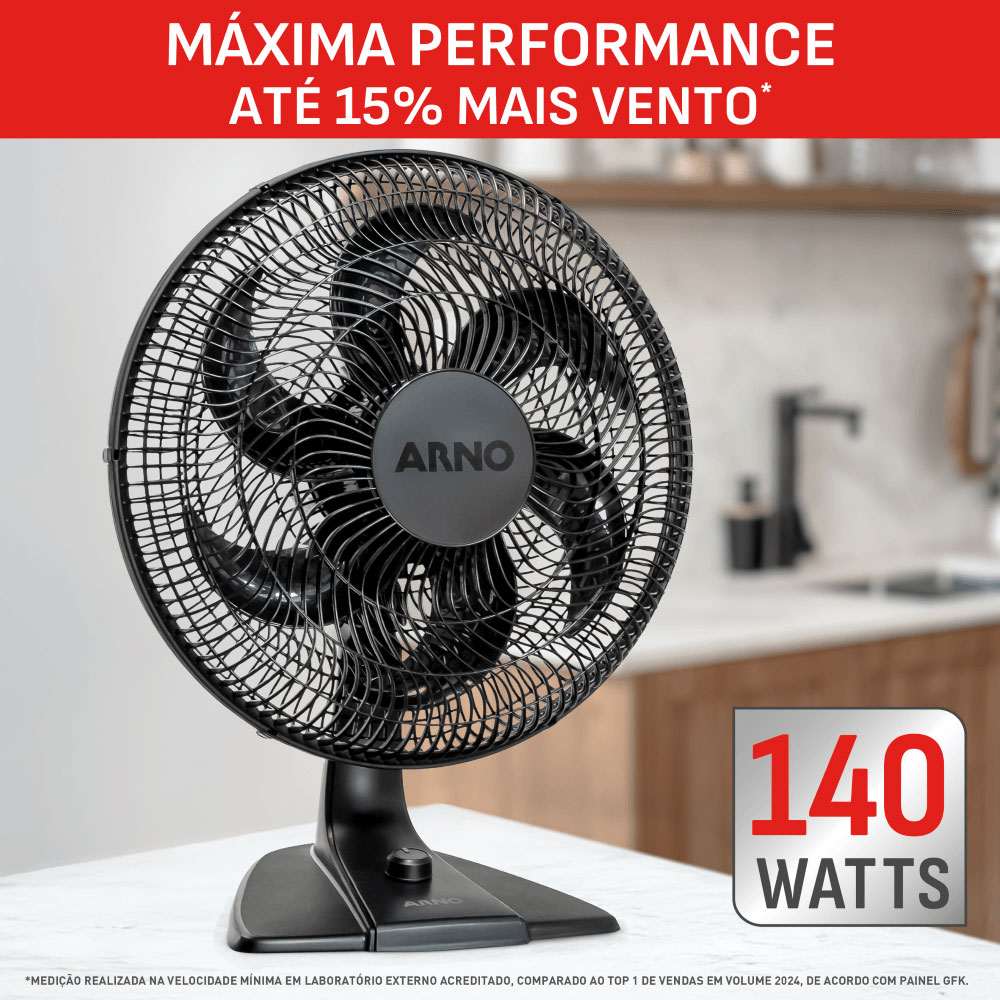 Ventilador de Mesa Arno Essential 40cm 140W VE2E — foto 6