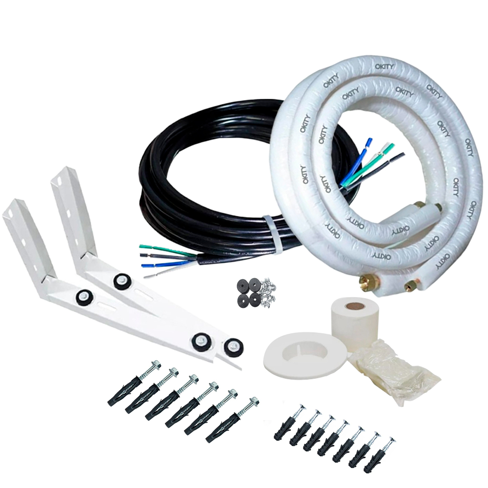 Kit de Instalação para Ar Condicionado Split 18.000 a 22.000 BTUs