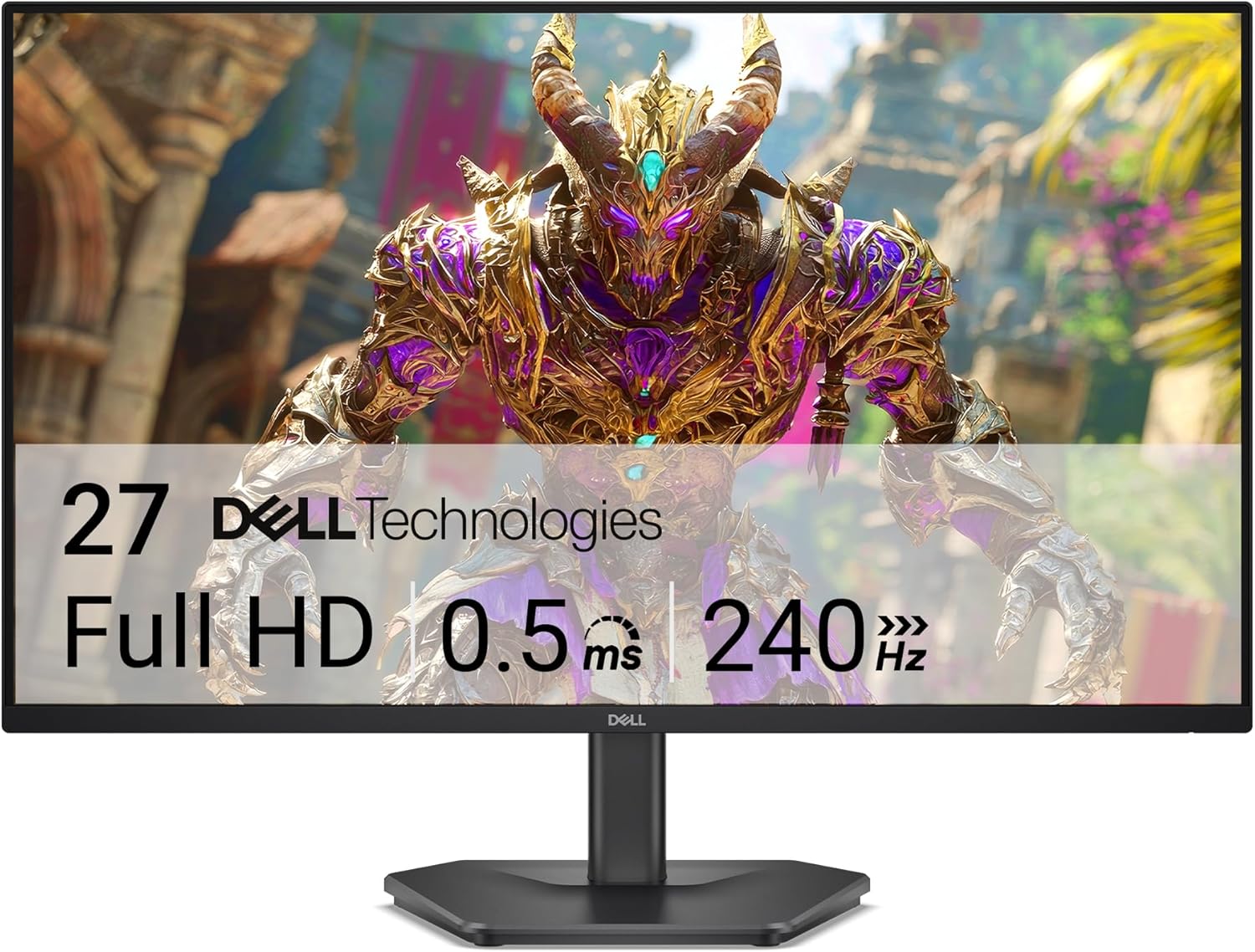 Monitor Dell 27" Full HD (1920 x 1080) - 240Hz - IPS, 99% sRGB, TÜV 3 Estrelas, Conforto Ocular - SE2726HG