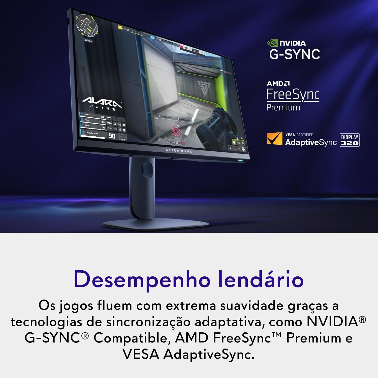 Monitor Gamer 25" 320Hz Fast IPS - Tempo de Resposta 0,5ms — foto 3