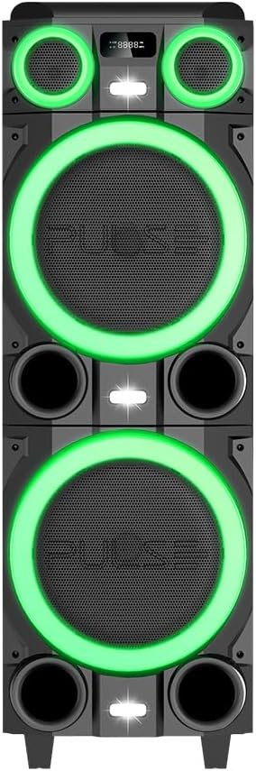Pulse SP518 Torre de Som Bluetooth 2000W RMS Bivolt - Preto