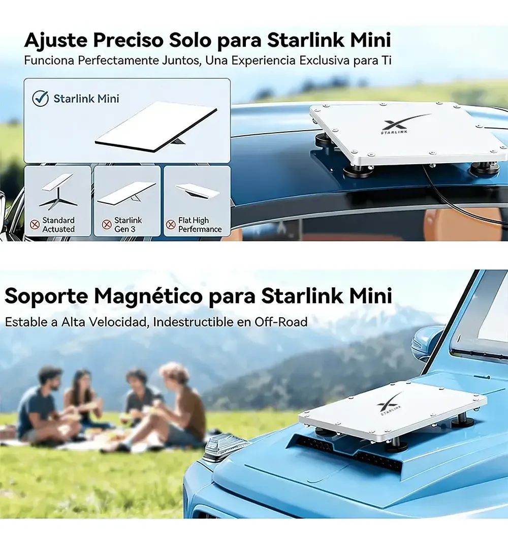 Suporte Magnético Starlink Mini Para Carro Kit Antena — foto 3