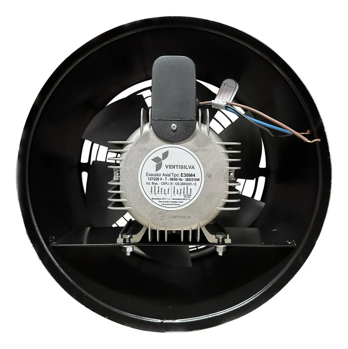 Exaustor Industrial Axial 30cm Monofásico Ventisilva E30 M4 — foto 3