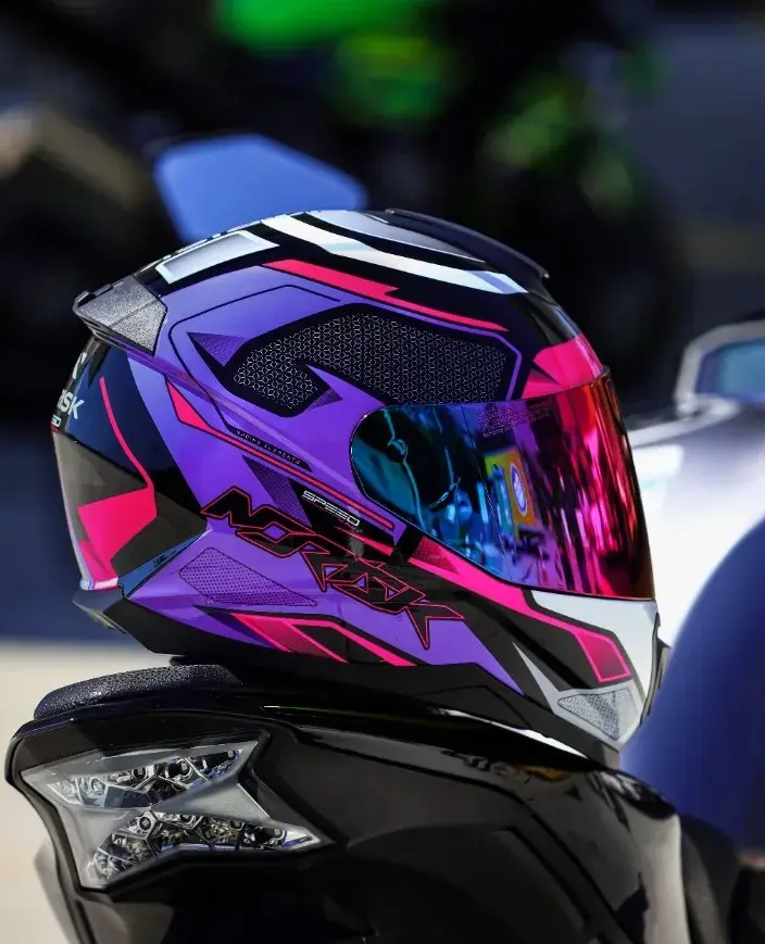 Capacete Integral Norisk Razor SpeedMax Roxo/Rosa — foto 3