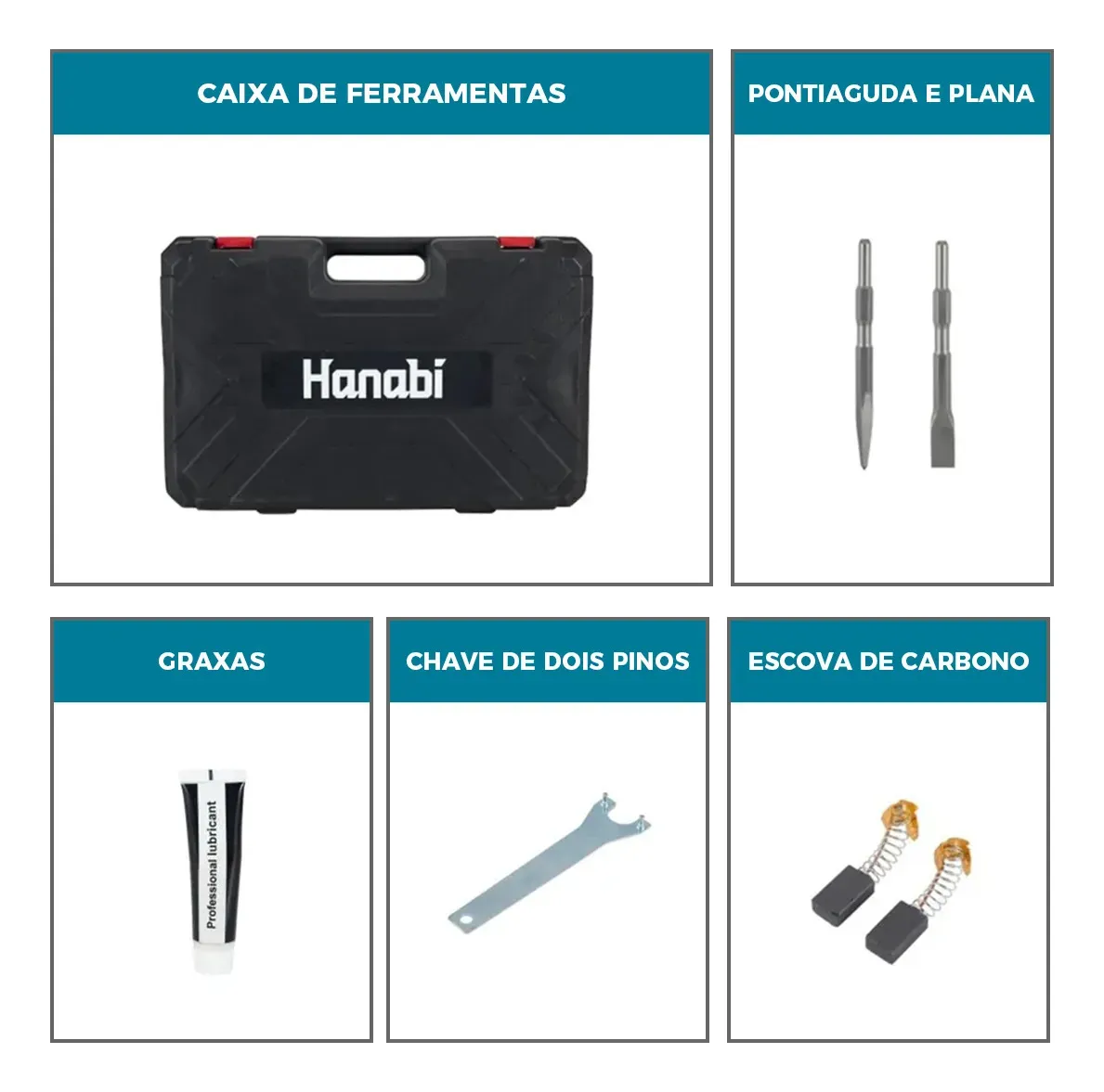 Demolidor Martelete Sds Plus Profissional Para Reformas Residenciais — foto 3