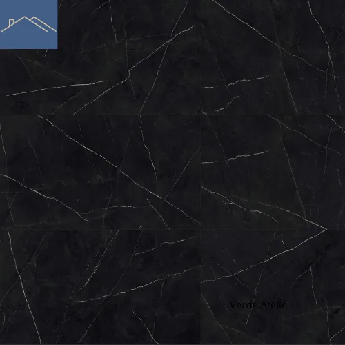 Porcelanato Royal Black Polido 80,5x140cm Villagrês — foto 3