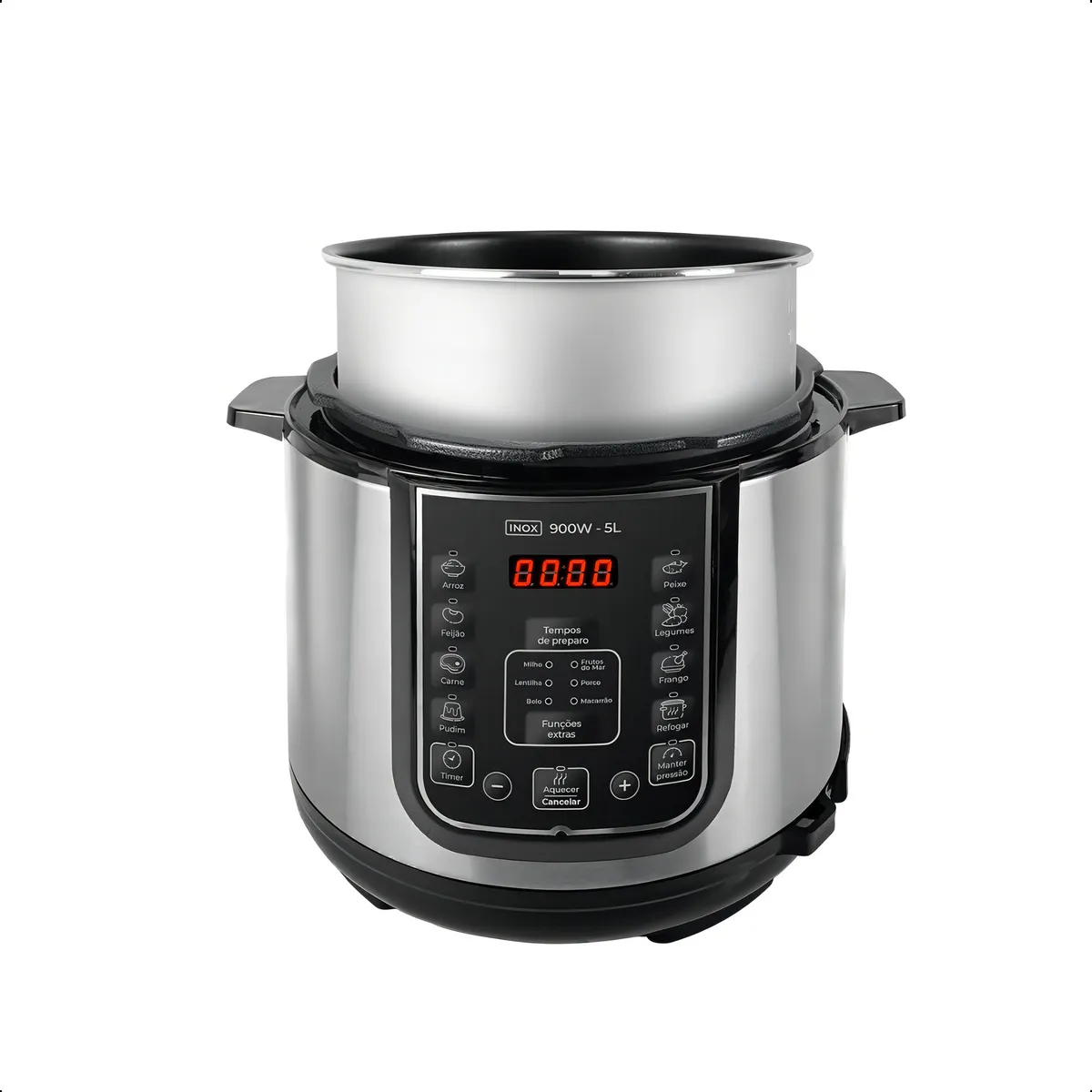 Panela De Pressão Elétrica 5 Litros Kian Inox — foto 4