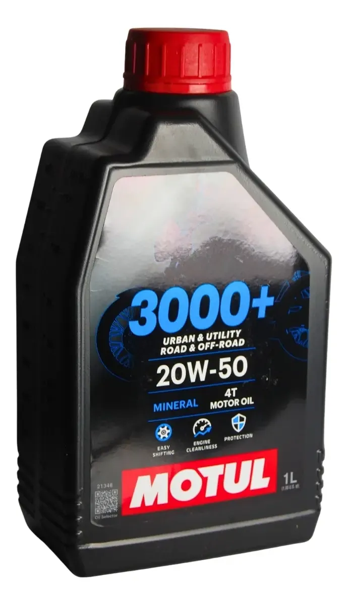 Óleo Lubrificante Motul 3000+ 20w50 Motos 1 Litro — foto 4