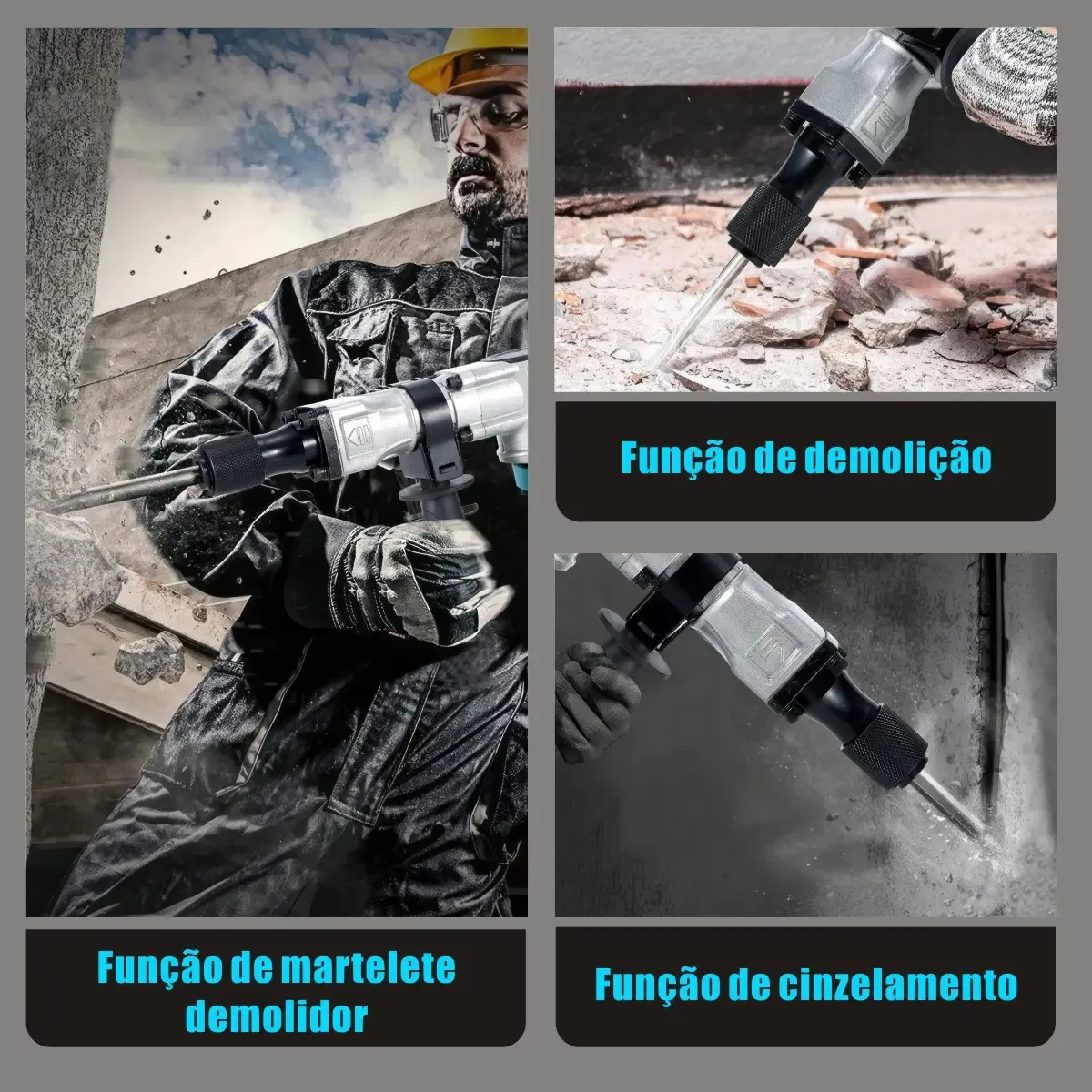 Demolidor Martelete Sds Plus Profissional Para Reformas Residenciais — foto 4
