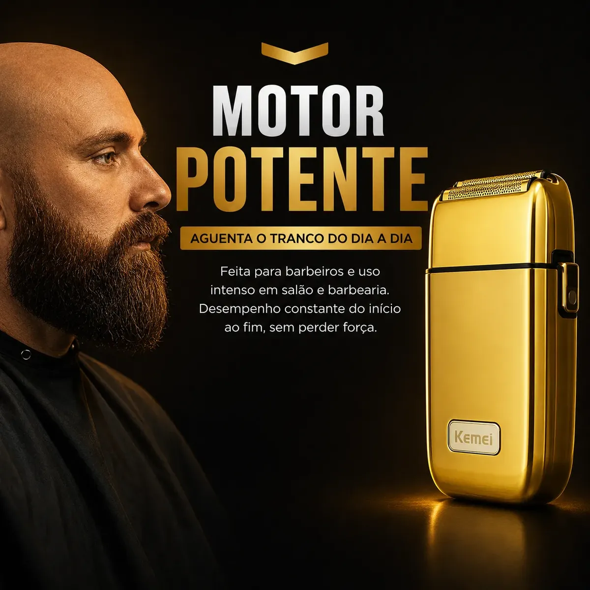 Shaver Kemei Profissional Lançamento Full Metal Km-tx1 — foto 4