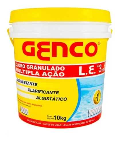 Cloro Genco Multiação 3 Em 1 Granulado 10kg — foto 5