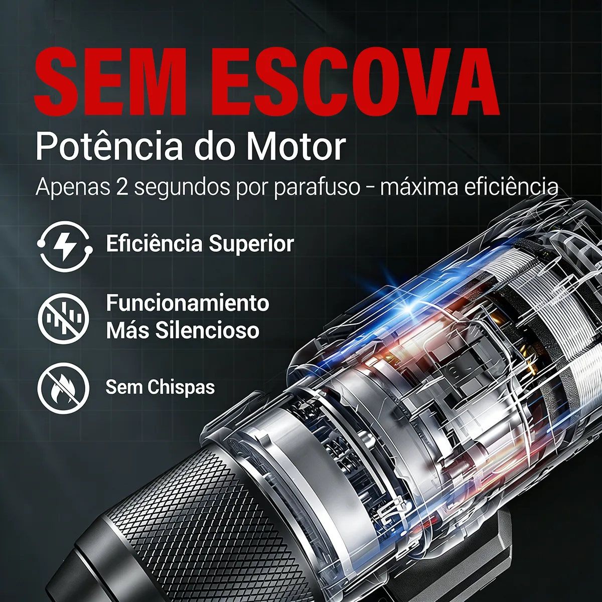 Kit Furadeira E Parafusadeira Chave De Impacto Brushless — foto 5