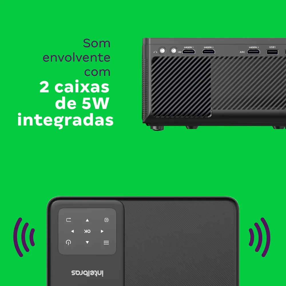 Full HD 5200 Lúmens PFL5211 Intelbras Preto — foto 5